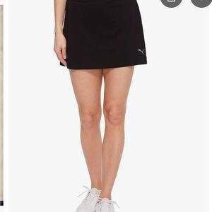NWT Puma Women's Black Knit Golf Skort Large